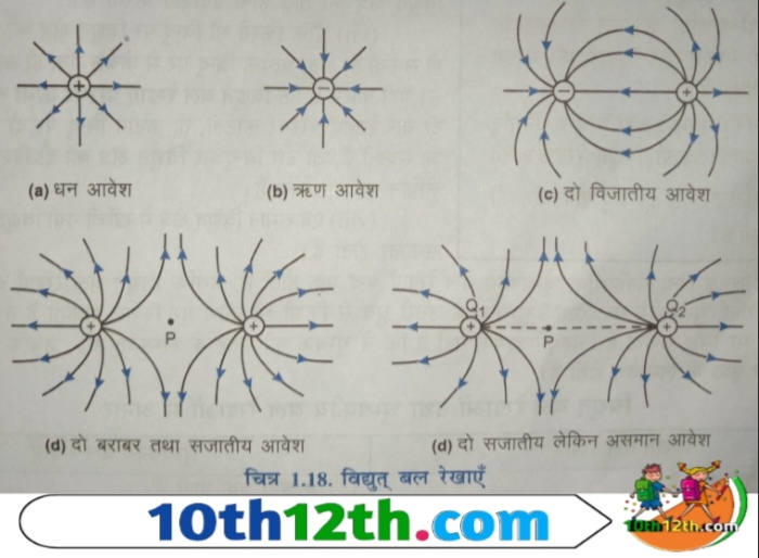 विद्युत बल रेखाएं विद्युत क्षेत्र में खींचा गया वह काल्पनिक चिकना वक्र (smooth curve) है, जिसके किसी भी बिंदु पर खींची गई स्पर्श रेखा, उस बिंदु पर विद्युत क्षेत्र का की दिशा प्रदर्शित करती है।
